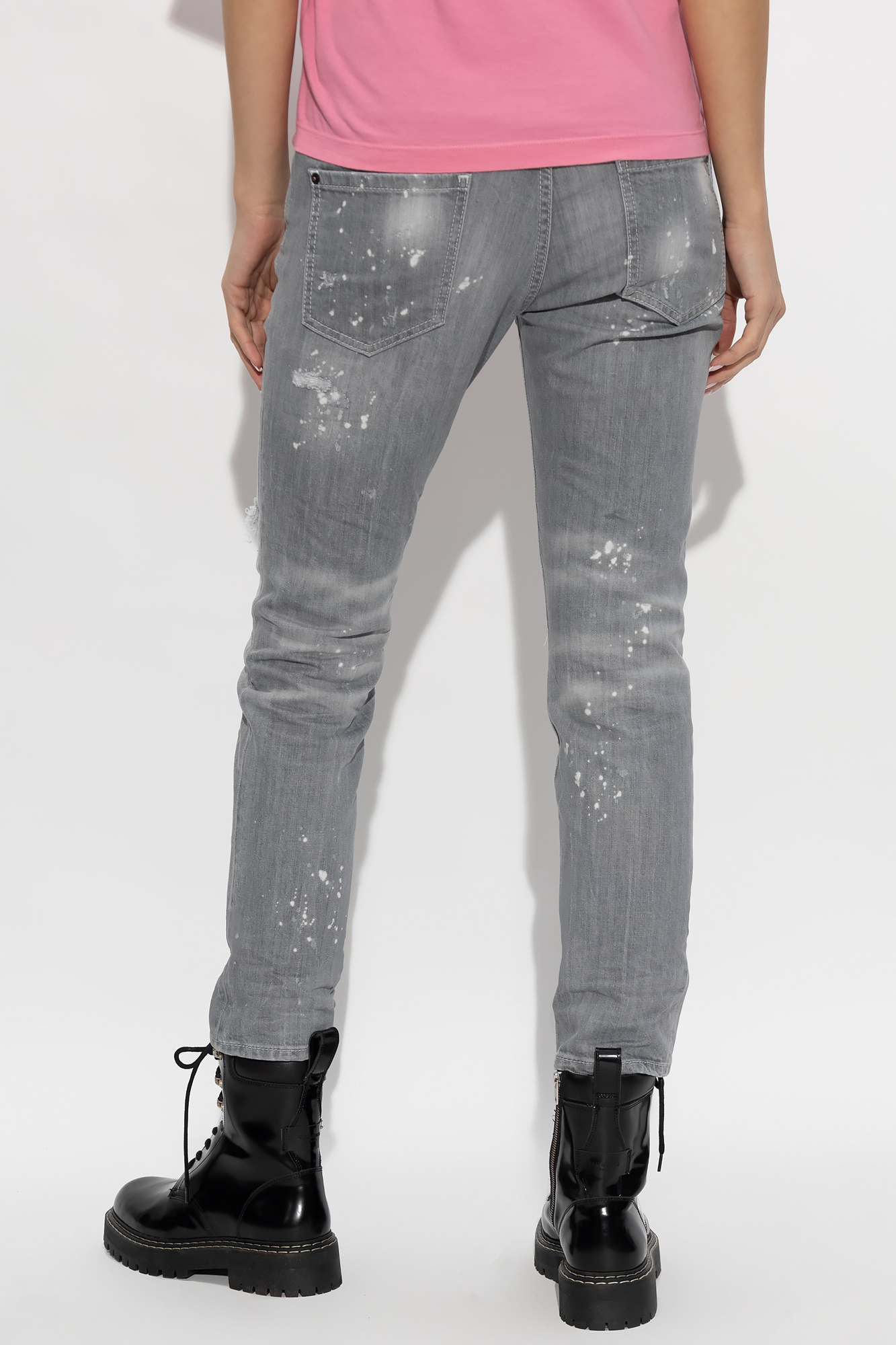 Grey 'Cool Girl' jeans Dsquared2 - GenesinlifeShops Italy - Jeans